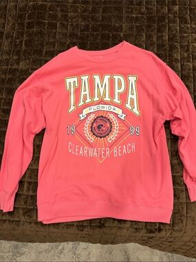 Hollister Bright Pink Crewneck Sweatshirt
